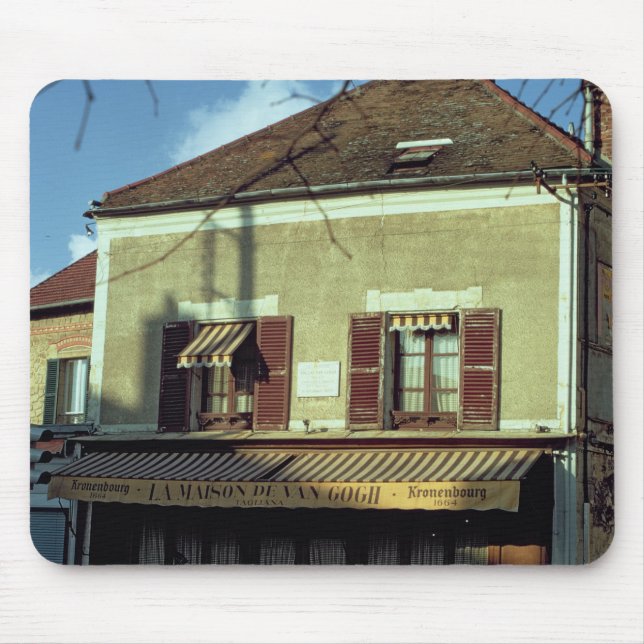 The house in which Vincent van Gogh Mouse Mat (Front)