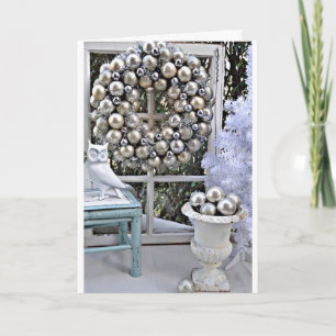 **THE HOUSE IS DECORATED AND WISHES ARE MAILED" CARD