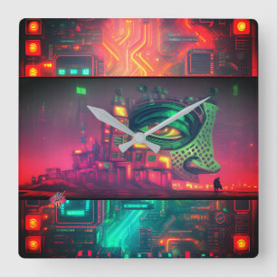 The House is Not Impressed Coaster Square Wall Clock