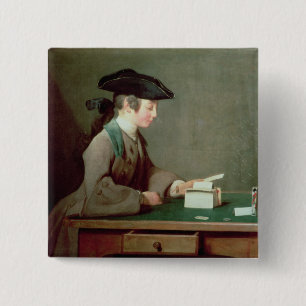 The House of Cards, c.1736-37 15 Cm Square Badge