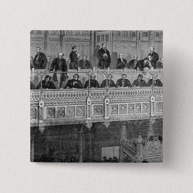 The House of Commons 15 Cm Square Badge (Front)