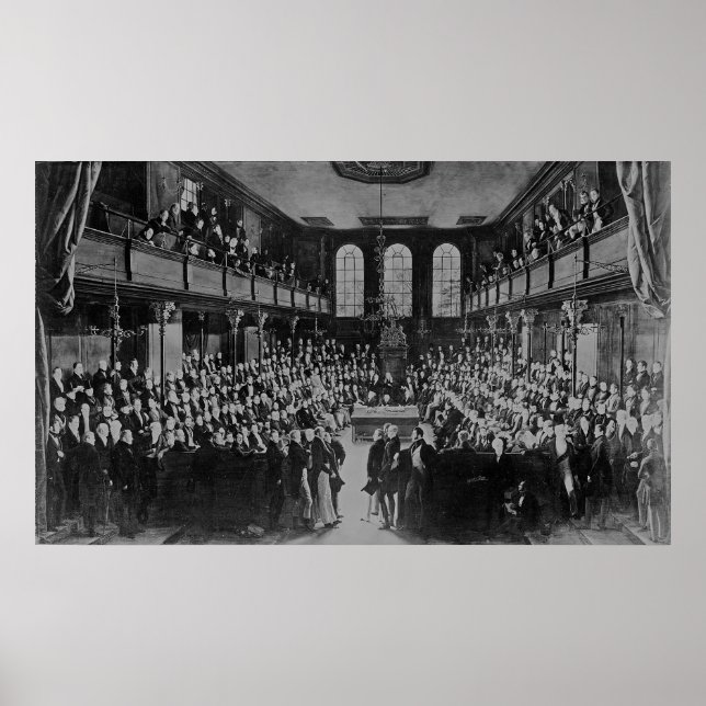 The House of Commons, 1833 Poster (Front)