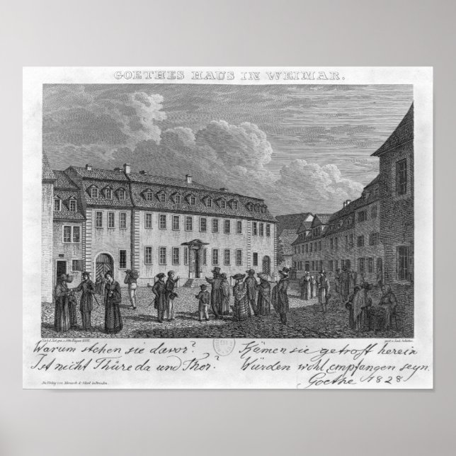 The house of Johan Wolfgang von Goethe  in Poster (Front)