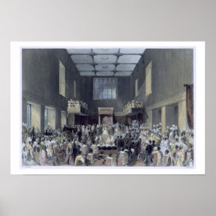 The House of Lords, Her Majesty opening the Sessio Poster