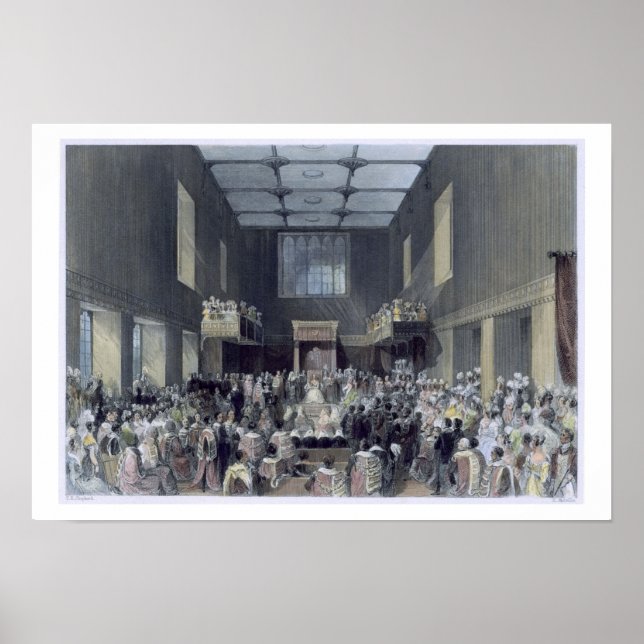 The House of Lords, Her Majesty opening the Sessio Poster (Front)