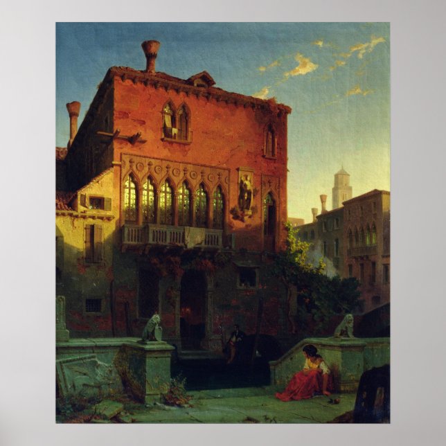 The House of Othello, the Moore in Venice, 1856 Poster (Front)