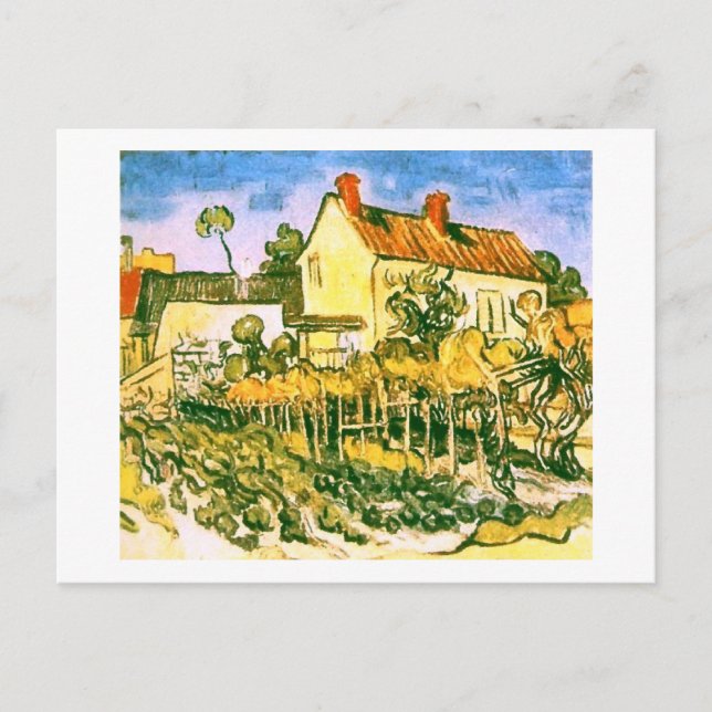The House of Pere Eloi Van Gogh Fine Art Postcard (Front)