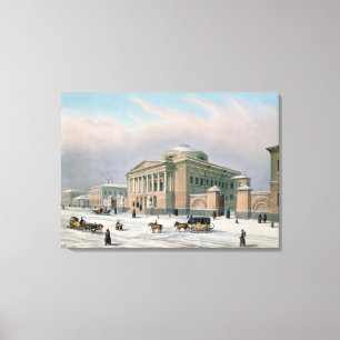 The House of the Tutorial Council in Moscow Canvas Print