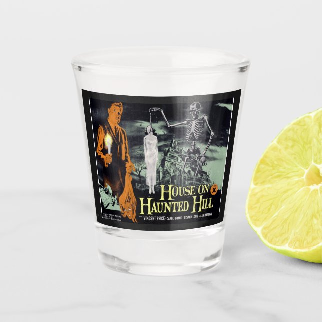 the house on haunted hill shotglass shot glass (Front)
