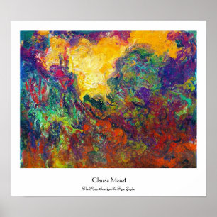 The House Seen from the Rose Garden Claude Monet Poster