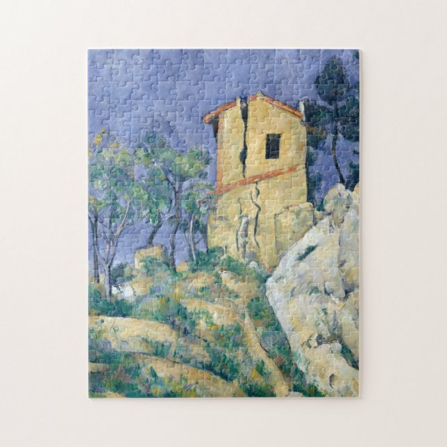 The House with Cracked Walls Paul Cezanne Post Imp Jigsaw Puzzle (Vertical)