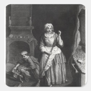 The Housekeeper Square Sticker