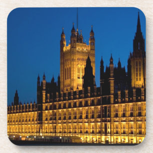 The Houses of Parliament at night in the city of Coaster