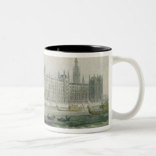 The Houses of Parliament (graphite, pen & ink & w/ Two-Tone Coffee Mug