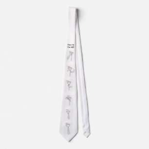 The "How to tie a tie" necktie
