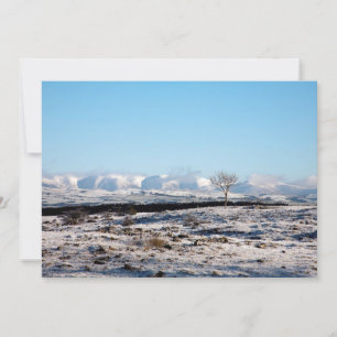 The Howgill Fells winter England Holiday Card