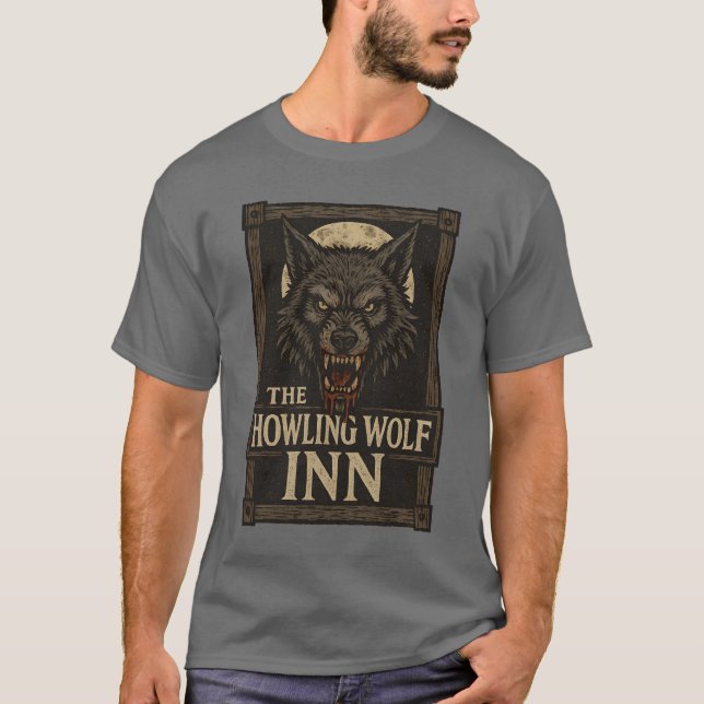 THE HOWLING WOLF INN T-Shirt (Front)
