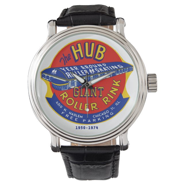 The Hub Roller Rink, Chicago/Norridge, IL  Watch (Front)