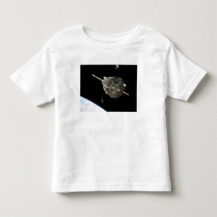 The Hubble Space Telescope in orbit above Earth Toddler T-Shirt