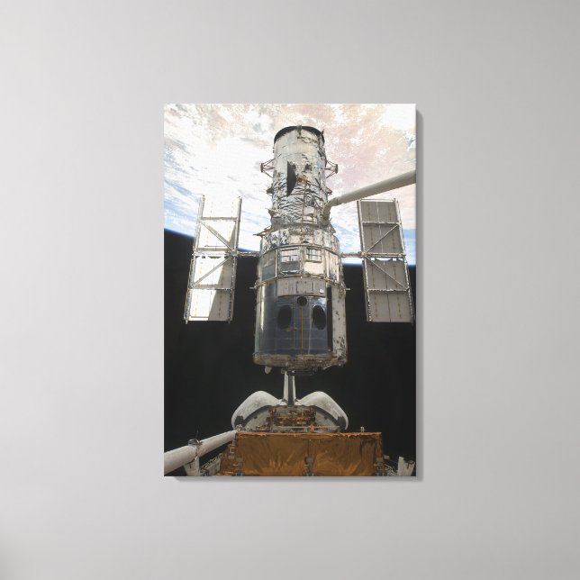 The Hubble Space Telescope is released Canvas Print (Front)