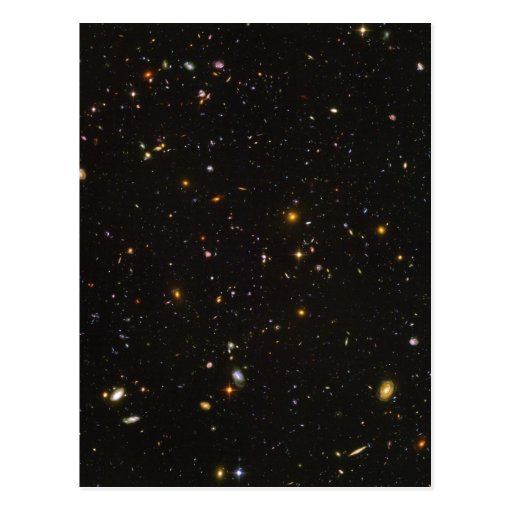 The Hubble Ultra Deep Field Space Image Postcard
