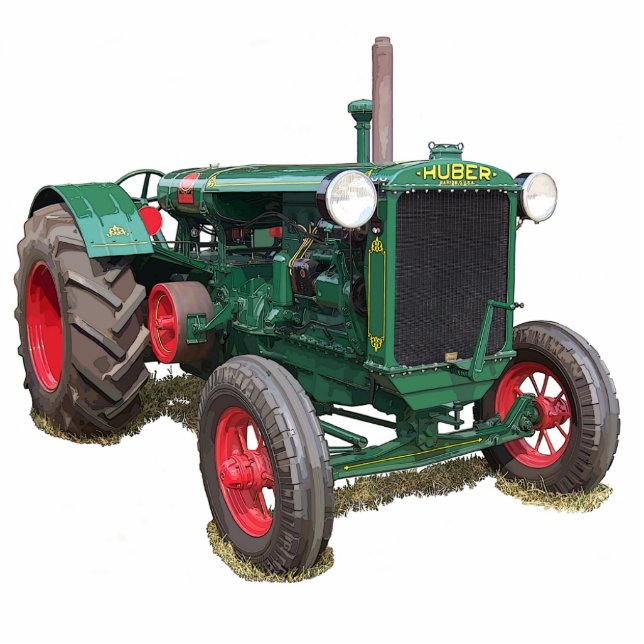 The Huber HK tractor Standing Photo Sculpture (Front)