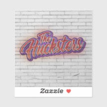 The Hucksters Band Logo Sticker