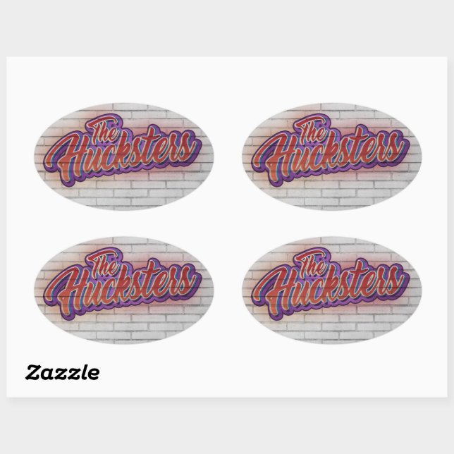 The Hucksters Band Logo Sticker (Sheet)