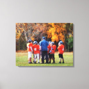 The Huddle Canvas Print