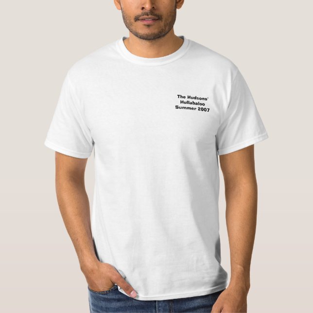 The Hudsons' Hullabaloo2 T-Shirt (Front)
