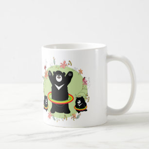 The Hula Hoop-Black bears Coffee Mug