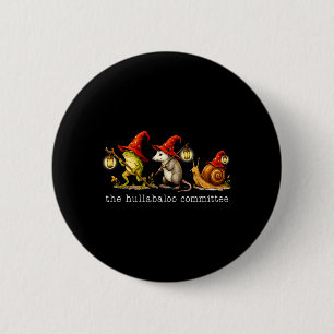 The Hullabaloo Com Frog Opossum Snail Wizard Title 6 Cm Round Badge