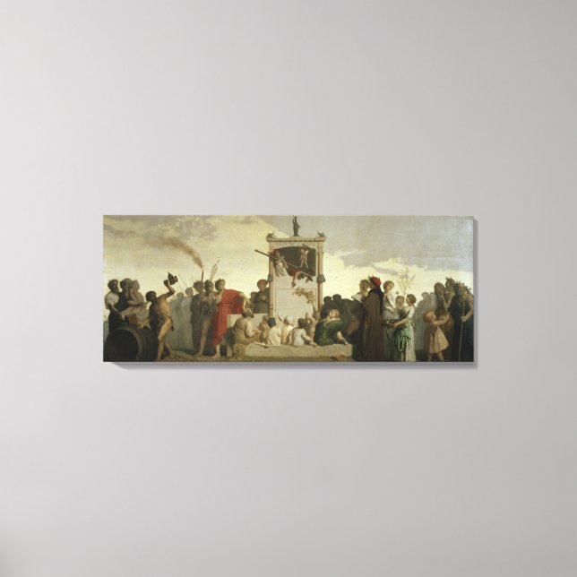 The Human Comedy, c.1852 Canvas Print (Front)