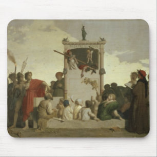 The Human Comedy, c.1852 Mouse Mat