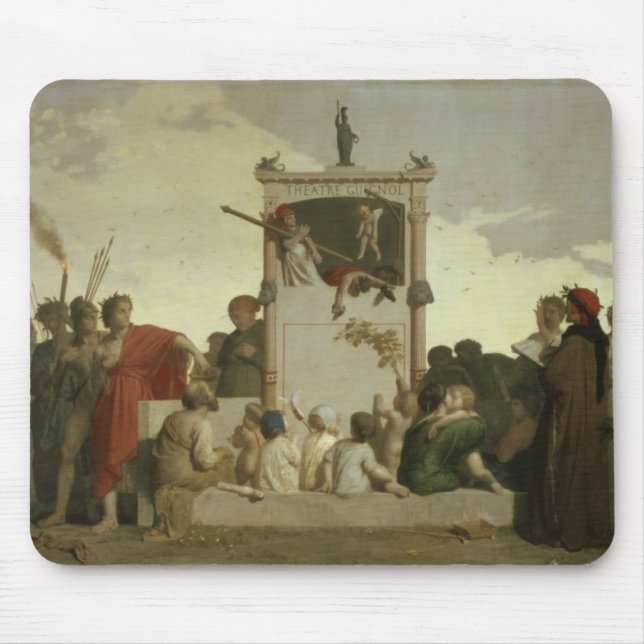 The Human Comedy, c.1852 Mouse Mat (Front)