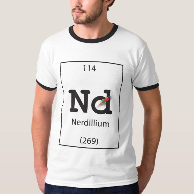 The Human element- nerdillium(Nd) T-Shirt (Front)