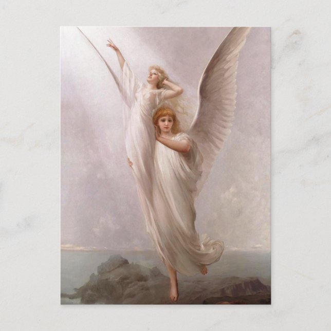 The Human Soul ~ (angel / angels) ~ Postcard (Front)