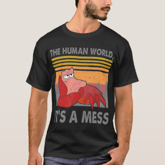 The Human World Its A Mess Crab Vintage family T-Shirt