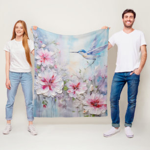 The Hummingbird Design Series 11 Fleece Blanket