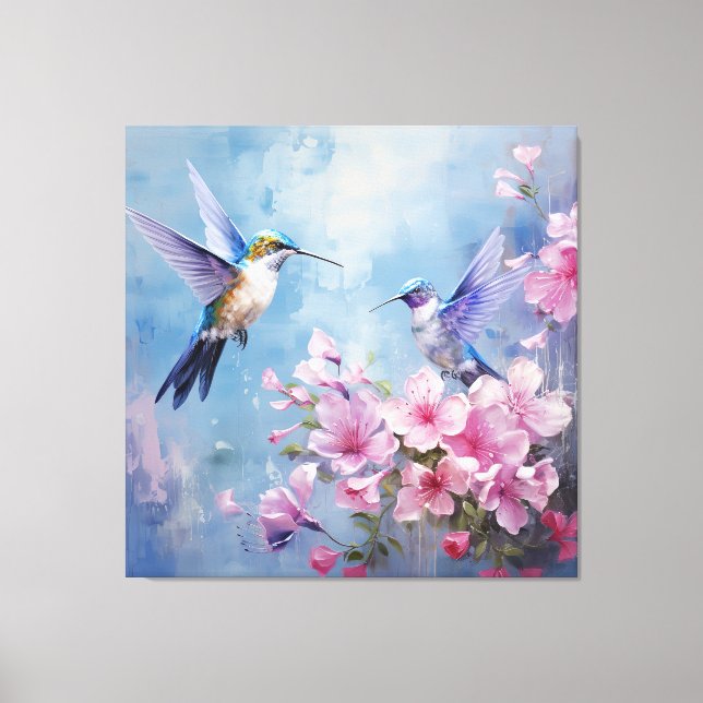 The Hummingbird Design Series 12 Canvas Print (Front)