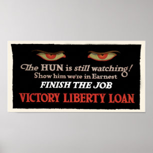 The Hun is Still Watching! Poster