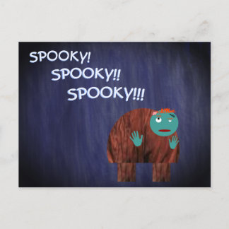 The Hunchback as a Zombie  Holiday Postcard