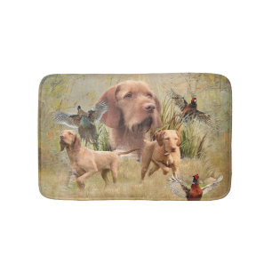 The Hungarian Wirehaired Vizsla  Bath Mat