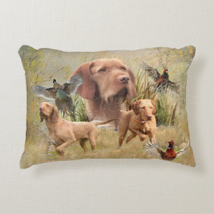 The Hungarian Wirehaired Vizsla  Decorative Cushion