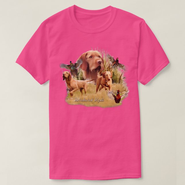 The Hungarian Wirehaired Vizsla T-Shirt (Design Front)