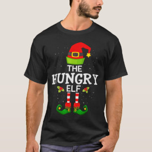 The Hungry Elf Christmas Family Matching Pajama T-Shirt