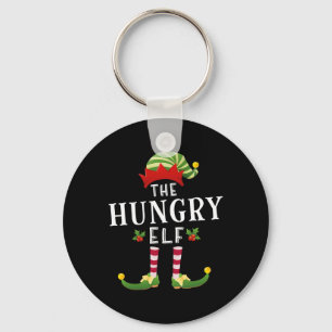 The Hungry Elf Christmas Matching Pajama Key Ring