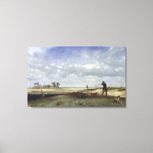The Hunt, 1847 Canvas Print