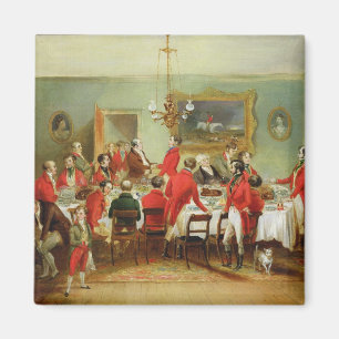 The Hunt Breakfast, Bachelor's Hall, 1836 (oil on Magnet