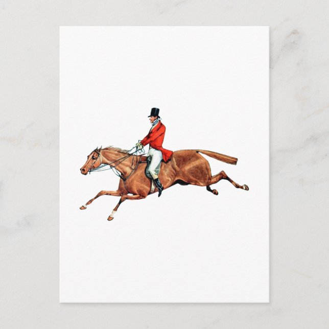 The Hunt Illustration Postcard (Front)